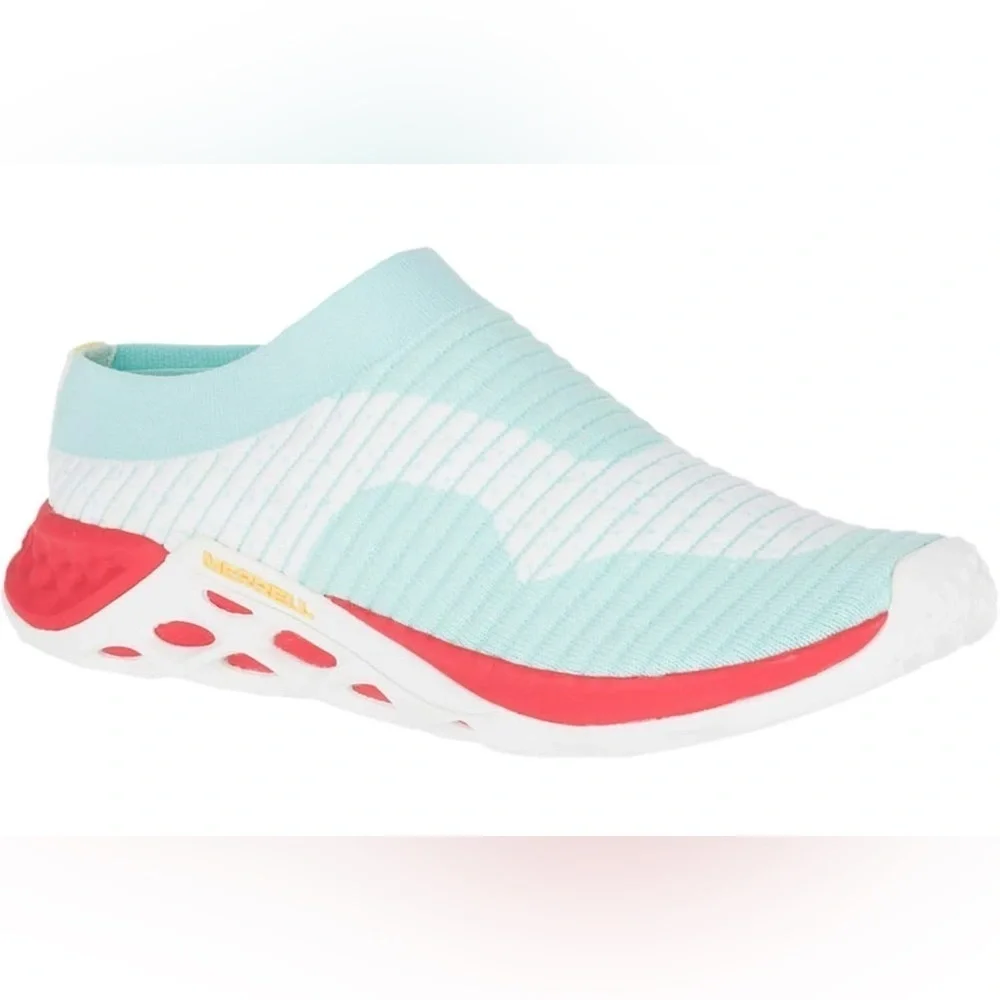 Merrell Women's Range Slide AC+ Sneaker, Bleached Aqua, 9M US